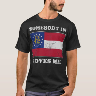 Camiseta Alguém Na Georgia Me Ama