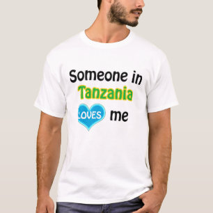 Camiseta Alguém na Tanzânia me ama