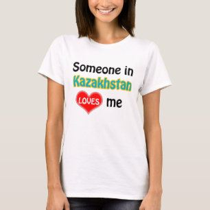 Camiseta Alguém no Cazaquistão me ama