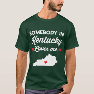 Camiseta Alguém No Kentucky Me Ama Orgulhosamente Estado Na