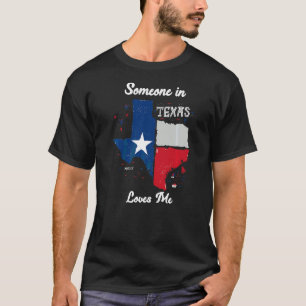 Camiseta Alguém No Texas Me Ama No País Viagem
