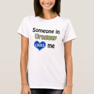 Camiseta Alguém no Uruguai me ama