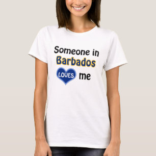 Camiseta Alguém nos Barbados me ama