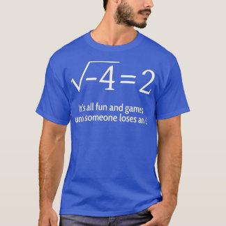 Camiseta Alguém Perder E Matemática Engraçada (1)