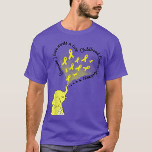 Camiseta Alguém Que Amo Precisa De Um Cancer De Infância Cu