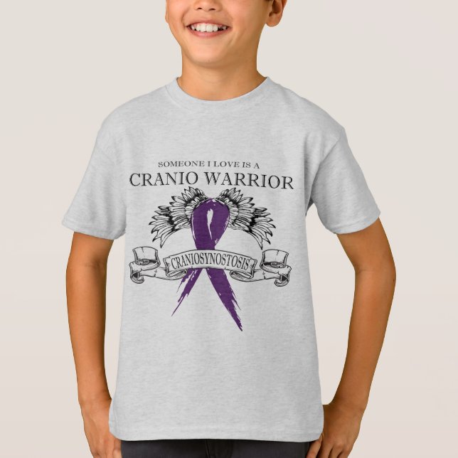 Camiseta Alguém que amo tem Cranio (Frente)