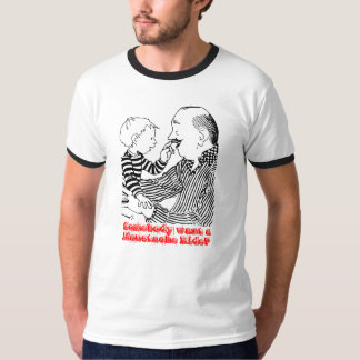 Camiseta Alguém quer um passeio do Moustache?