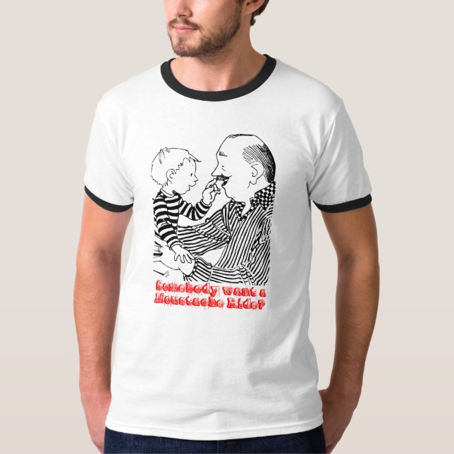Camiseta Alguém quer um passeio do Moustache? (Frente)