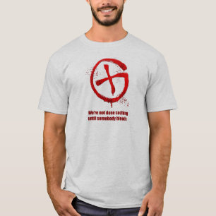 Camiseta Alguém sangra o t-shirt