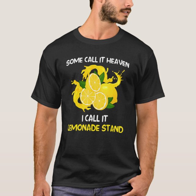 Camiseta algum chamam de limonada limonada para beber limão (Frente)