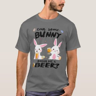 Camiseta Algum Coelhinho Pode Me Trazer Uma Cerveja - Engra