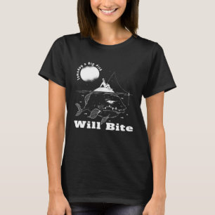 Camiseta Algum dia o peixe virá Design de hobby de pesca en