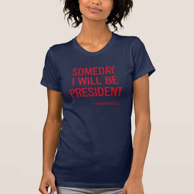 Camiseta Algum Dia Serei Presidente Manchete (Frente)