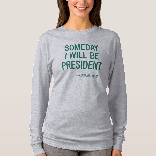 Camiseta Algum Dia Serei Presidente Manchete (Frente)
