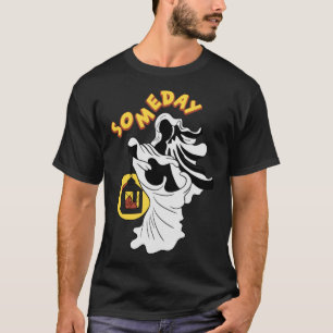 Camiseta Algum Dia Spooky Ghost Caça Atividades Paranormais