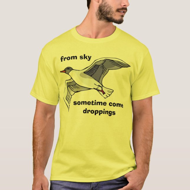 Camiseta alguma hora vem excremento (Frente)