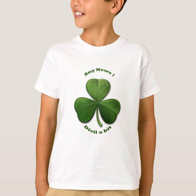 Camiseta Alguma Notícia Diabo um Pouco. (Frente)