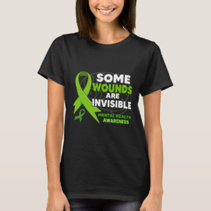 Camiseta Algumas Feridas São Fitas Invisíveis Saúde Mental