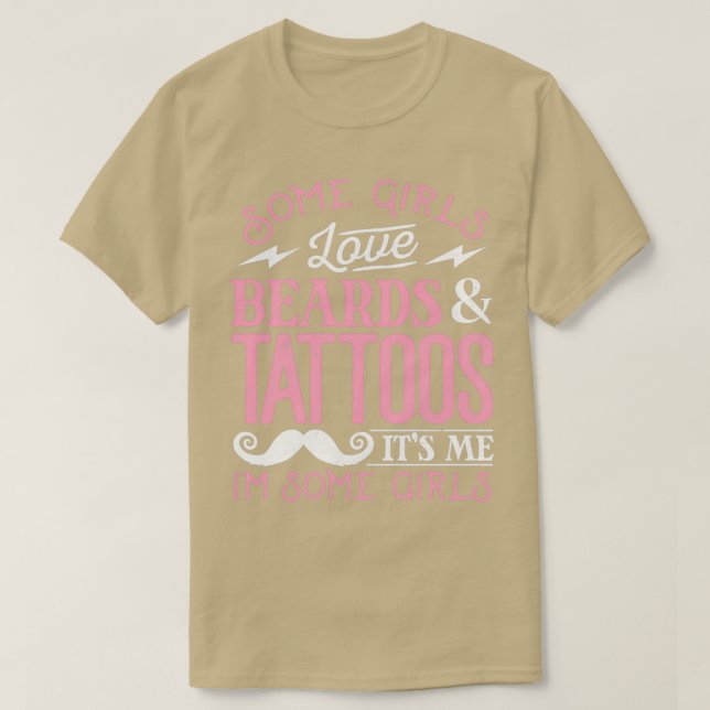 Camiseta Algumas Meninas Adoram Barras Amadoras Tatuagens M (Frente do Design)
