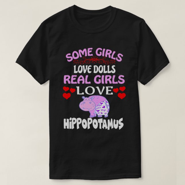 Camiseta Algumas Meninas Adoram Bonecas Meninas Adoram Hipp (Frente do Design)