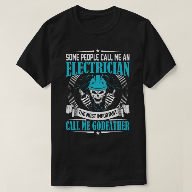 Camiseta Algumas Pessoas Me Chamam De GODFATHER Eletrônico (Frente do Design)