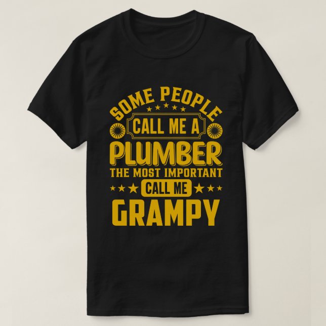 Camiseta Algumas Pessoas Me Chamam De GRAMPY (Frente do Design)