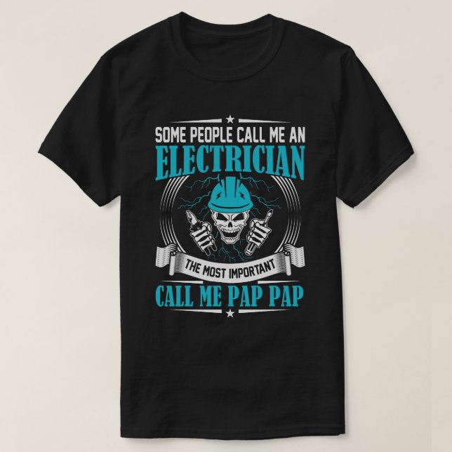 Camiseta Algumas Pessoas Me Chamam De PAP Eletrônico (Frente do Design)