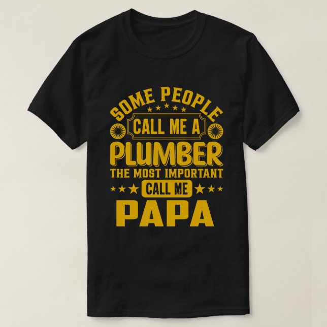 Camiseta Algumas Pessoas Me Chamam De PAPA (Frente do Design)