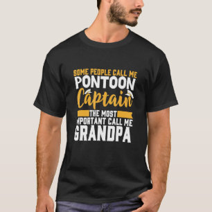 Camiseta Algumas Pessoas Me Chamam De Pontoon Capitão Ponto
