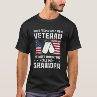 Camiseta Algumas Pessoas me chamam de Veterano Me chame de 