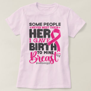Camiseta Algumas Pessoas Nunca Encontram Apoio ao cancer de