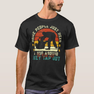 Camiseta Algumas Pessoas Precisam De Um Hug Jiu Jitsu Kempo