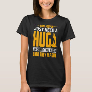 Camiseta Algumas Pessoas Precisam De Um Hug Vintage BJJ Bra