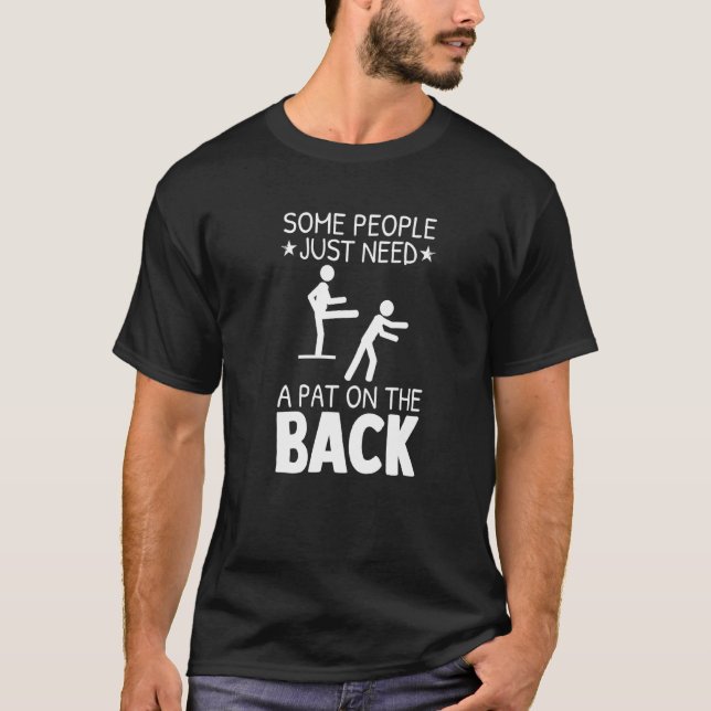 Camiseta Algumas Pessoas Só Precisam De Um Pat Na Cabeça Do (Frente)