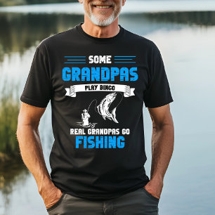 Camiseta Alguns Avós Jogam Bingo, Os Verdadeiros Avós Vão P