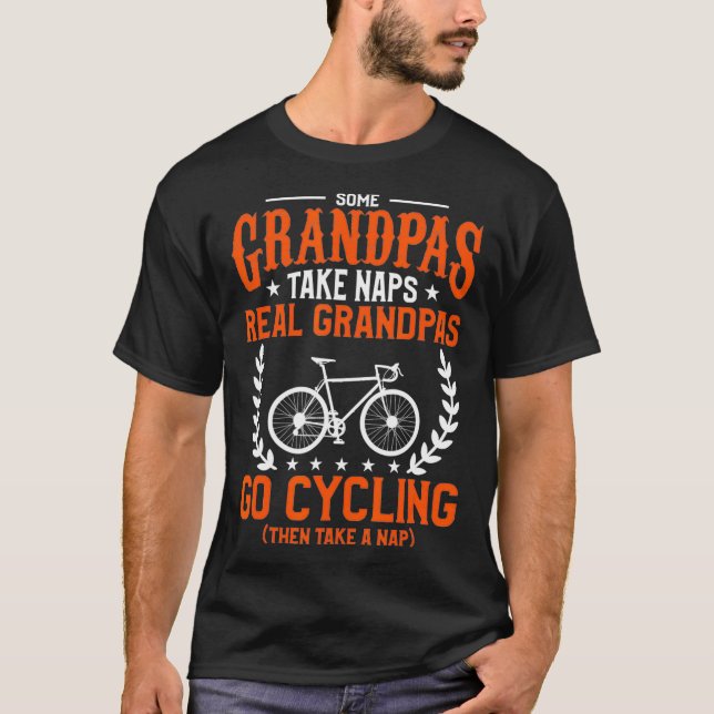 Camiseta Alguns Avós Levam Naps Verdadeiros Avós Vão Ccl (Frente)