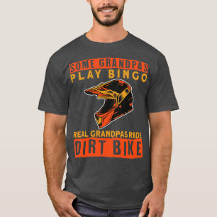 Camiseta Alguns Avós Tocam Bingo Real Granspas Andam Dirt B