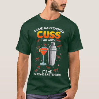 Camiseta Alguns Barman Custa Demais De Mim Sou Um Pouco Bar