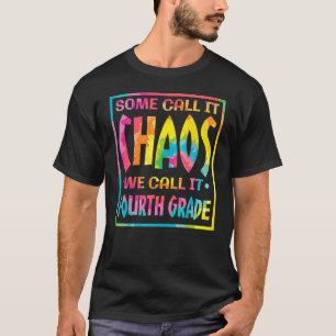 Camiseta Alguns Chamam De Caos Chamamos De Professora Do Qu