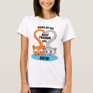 Camiseta Alguns dos meus Melhores Amigos são GATOS! Camiset