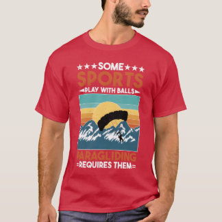 Camiseta Alguns Esportes Jogam Bolas Paragliding Requerhem3