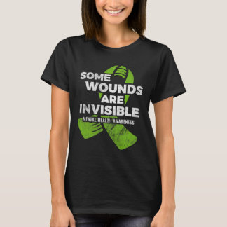 Camiseta Alguns ferimentos Invisíveis de Sentido Mental de