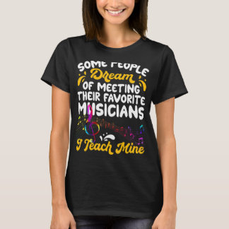 Camiseta Alguns Músicos do Sonho de Pessoas Ensinam Mine Mú