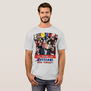 Camiseta Alguns russos, reunião do trunfo, trunfo, Rússia