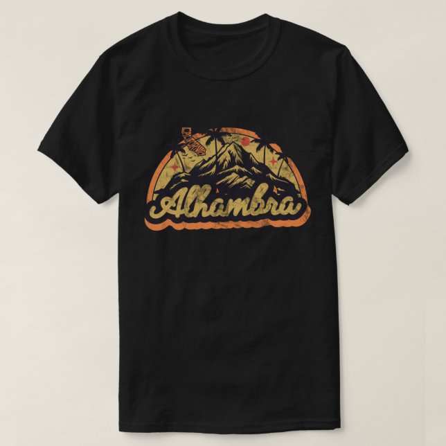 Camiseta Alhambra, Califórnia (Frente do Design)