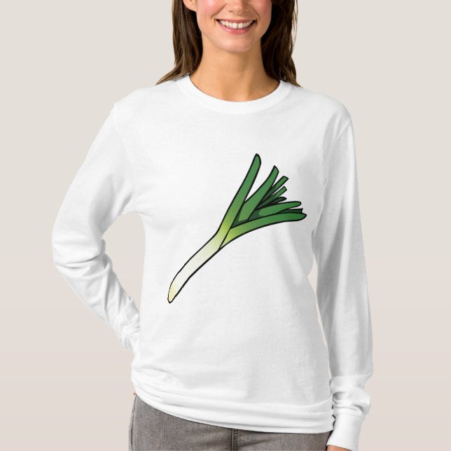 Camiseta Alho-Poró Simples Legume (Frente)