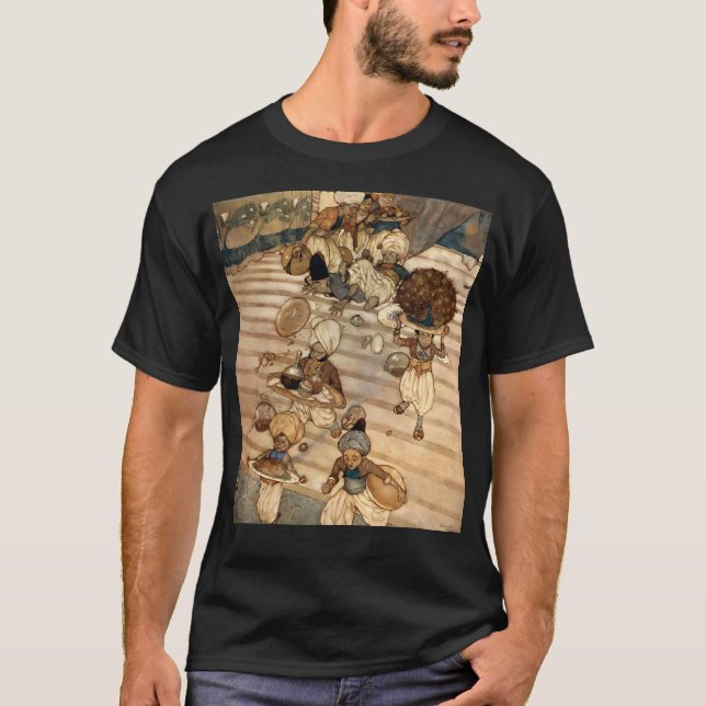 Camiseta Ali Baba E Os Quarenta Ladrões - Noites Árabes - (Frente)