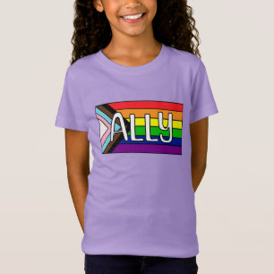 Camiseta Aliado da Comunidade LGBTQIA+ Bandeira Arco-íris