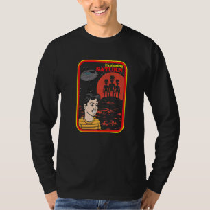 Camiseta Aliado Ufo do Universo da Galáxia Espacial do Satu