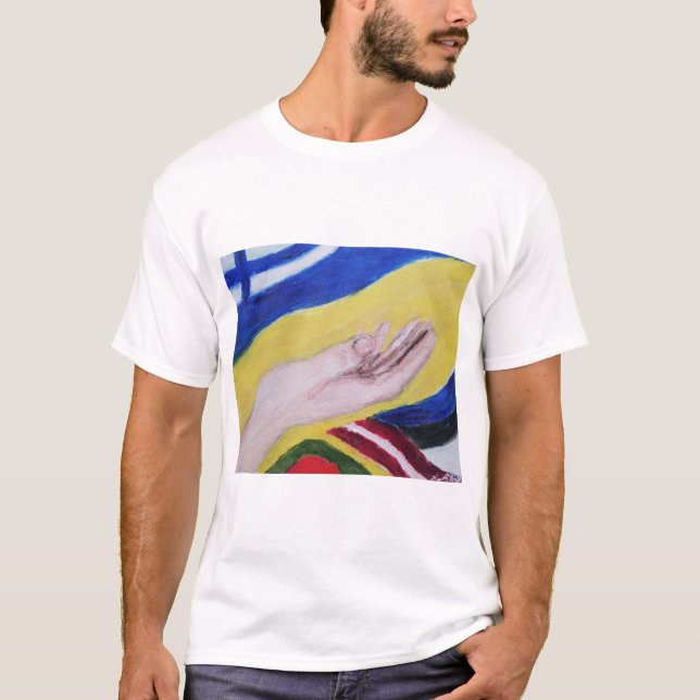 Camiseta Aliados nortes para a Ucrânia (Frente)